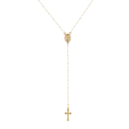 SUMENG 2024 New Fashion Vintage Christian Cross Bohemia Religious Rosary Pendant Necklace For Women Charm Jewelry Gifts