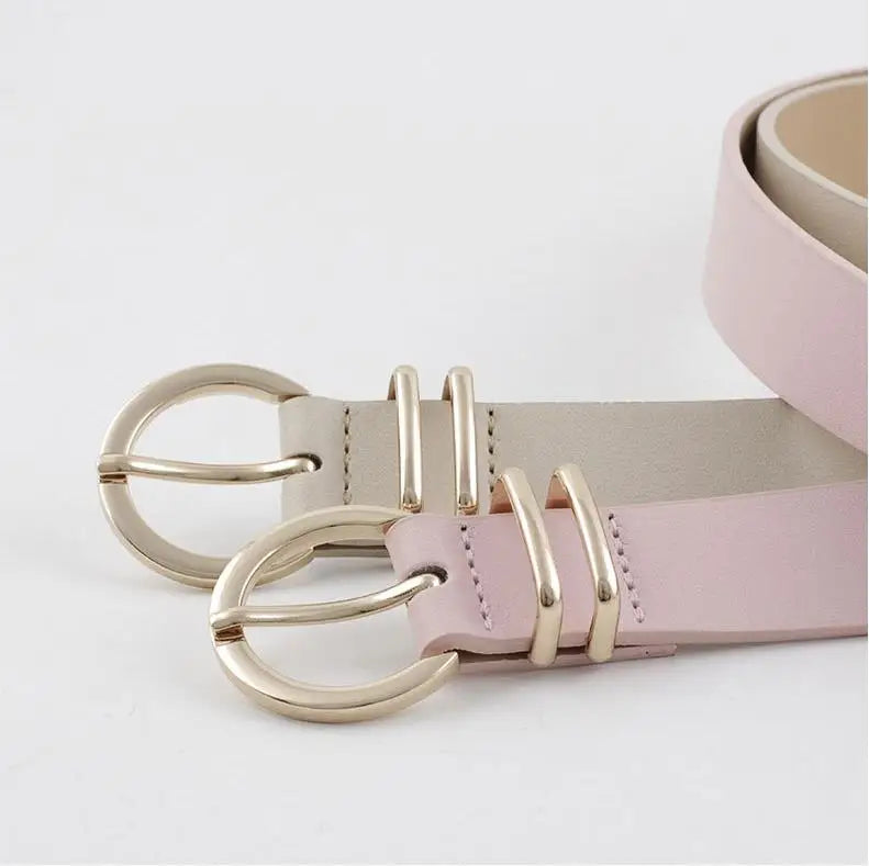 Designer High Quality Female Black Brown White Pink Wild Trouser Women's Belt Cowgirl Western Belts for Women Cintos De Mujer