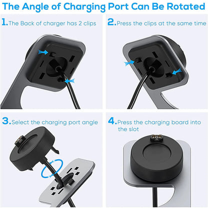 Charger for Garmin Instinct/ Vivoactive 3 4 4S Fenix 5 Plus/6 6X Pro/ 7 7S 7X Charging Forerunner 245 645 for Garmin Venu 2 2S