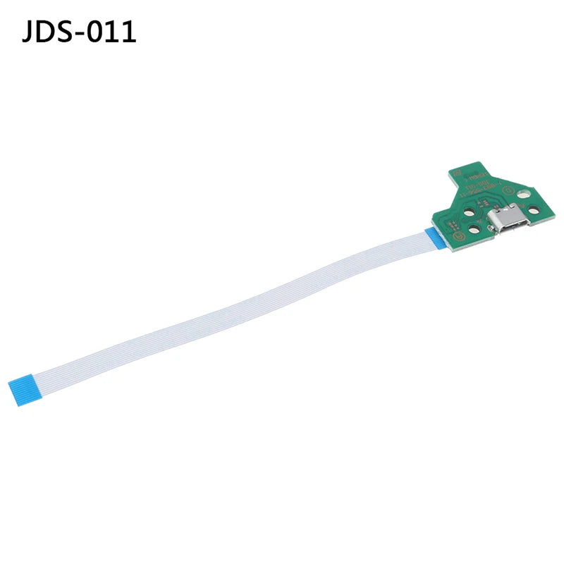 USB Charging Port Socket Circuit Board 12Pin JDS 011 030 040 For PS4 Controller