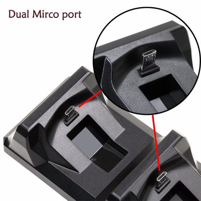 Dual Charger Dock For PS4 Controller Charging Stand Holder For Sony PlayStation 4 Wireless Gamepad Controle Gaming accessories