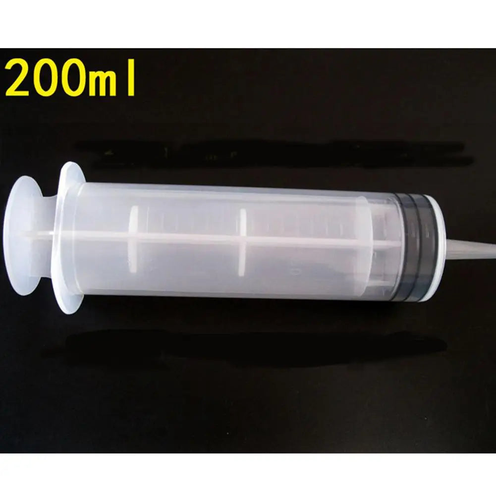 100mL / 150mL / 200mL Reusable Plastic Syringes Feeder Cleaning Douche Enema Nutrient Sterile Health Measuring Syringe Tools