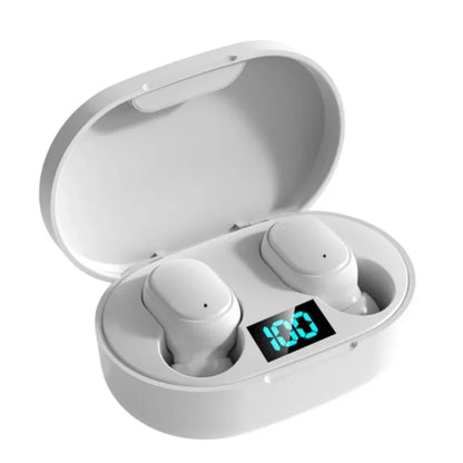 E6S Wireless Earbuds Noise Canceling Waterproof Ear Buds in-Ear Stereo Headphones with LED Display Charging Case