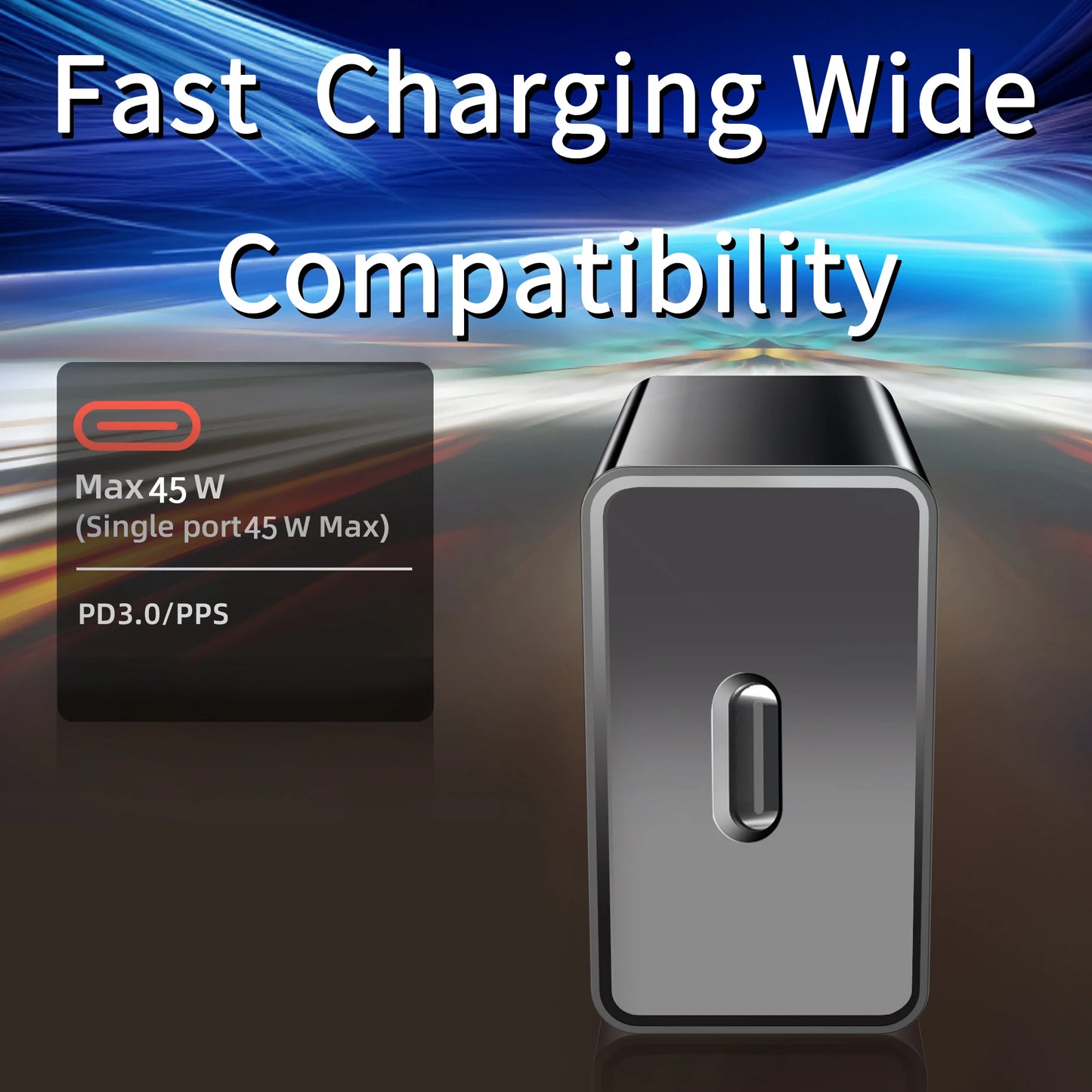 45W USB Charger Quick Charge Phone Adapter Type C Super Fast Charging Wall Charger For iPhone Samsung Xiaomi Huawei EU/US Plug