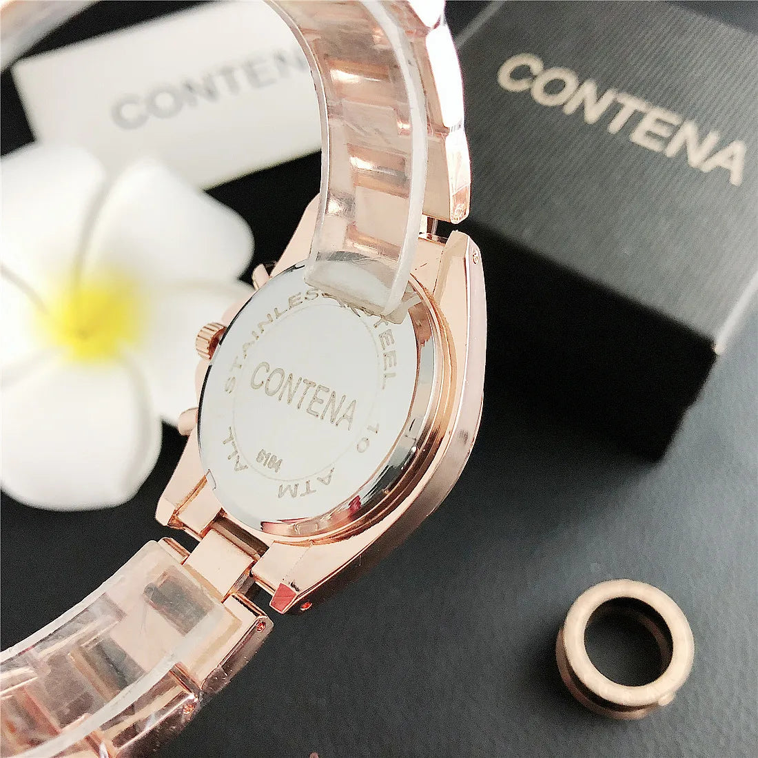 CONTENA 2023 Top Brand Luxury Watches for Women Fashion Creative Steel Bracelet Women's Watches Ladies Quartz Watch Reloj Mujer