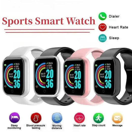 Multifunction Smart Watch For Men Women Kids Message Remind Music Control Sport Step Calories Smartwatch