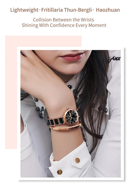 OLEVS Women's Wristwatch Luxury Brand Watch for Women Elegant Bracelet Waterproof Fashion Quartz Ladies Watches Reloj Para Mujer