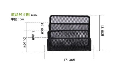 Suporte de armazenamento de escritório, material escolar, organizador de arquivos, classificador de cartas, bandeja para documentos comerciais e de mesa, suporte para arquivos de escritório