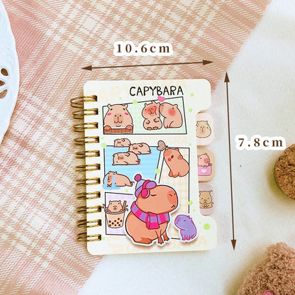 kawaii Papelaria acessórios de escritório Material escolar Mini Caderno Portátil Pequeno Bloco de Notas Para Anotações Diárias Papelaria Infantil presente