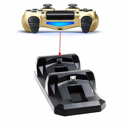 USB Dual Charger For PS4 Controller Accessories Charging Dock Stand Holder For Sony PlayStation 4 Wireless Gamepad Controle