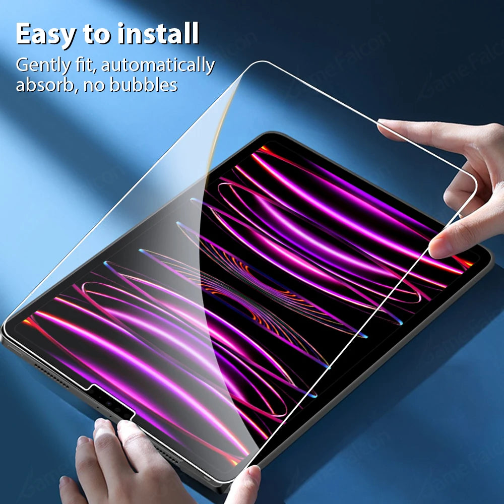 Tempered Glass Screen Protector For Ipad Pro 13 12.9 11 6th M4 M2 2024 Air 5 4 3 2 1 9 9th 10 10th Gen Mini 6 10.9 10.2 9.7 Film