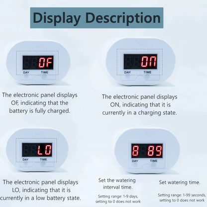 2-8 Head Self-Watering Kits Intelligent Drip Irrigation Automatic Watering System Kits Plant Watering Spike Device Water Dripper