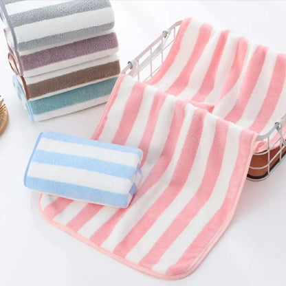 1pcs Microfiber Soft Face Wash Towel Touch Hand Towels Super Absorbent Quick-Drying Comfortable Lightweight Towel Bathroom Home