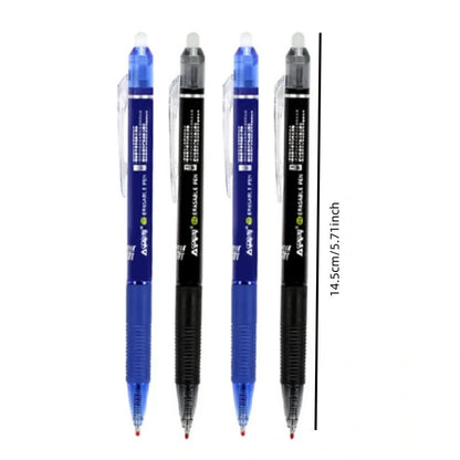 23pcs/set 0.5mm Large Capacity Ink Erasable Gel Pen with Refill Set Office Writing Stationery Black/Blue Magic Ink Erasable Pen