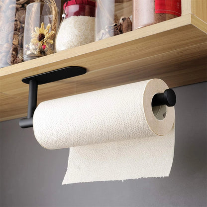 1~2PCS Suporte para papel higiênico Suporte para papel toalha de banheiro Adesivo absorvente Dispensador de papel WC Cozinha Acessórios de armazenamento de ferragens