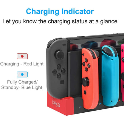 for Nintendo Switch JoyCon Charging Dock Hub USB Controller Charger Dock Stand Station Holder Switch NS JoyCon Game Charging Hub