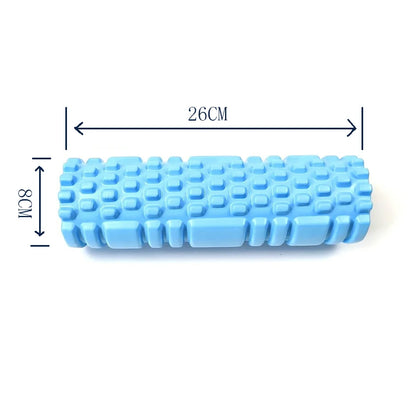 1pc Foam Massage Roller, Hollow Yoga Column Fitness Equipment for Muscle Massage, Physiotherapy and Sports Rehabilitation, Rolle