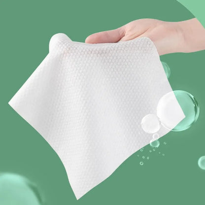 100pcs Disposable Face Wash Towel Extractable Cotton Soft Towel Cotton Beauty Salon Cleansing Face Wipe Towel Towel