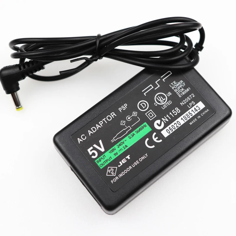 For PSP charger 5V AC Adapter Home Wall Charger Power Supply Cord for Sony PSP PlayStation 1000 2000 3000 EU US plug