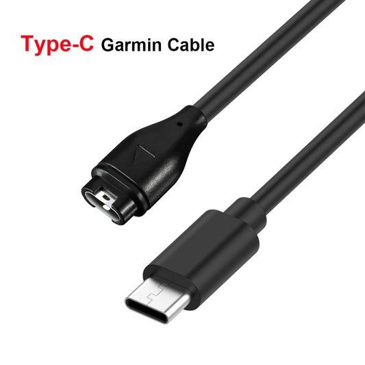 Type C Watch Charger Cable for Garmin Venu 2 plus/ Fenix 7S 7X 6S 6X 5S 5X Plus USB-C Data Sync Charging Cord Forerunner 745 935