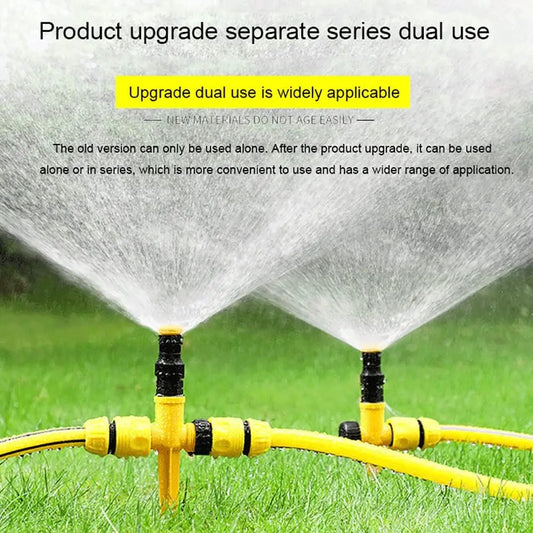 360° Rotation Automatic Garden Sprinkler - Perfect For Lawns,Farms,And Greenhouses!