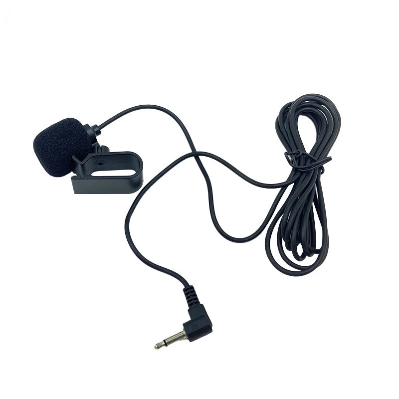 Car Audio Microphone 3.5mm Clip Jack Plug Mic Stereo Mini Wired External Microphone For Auto DVD Radio 2/3m Long Professionals