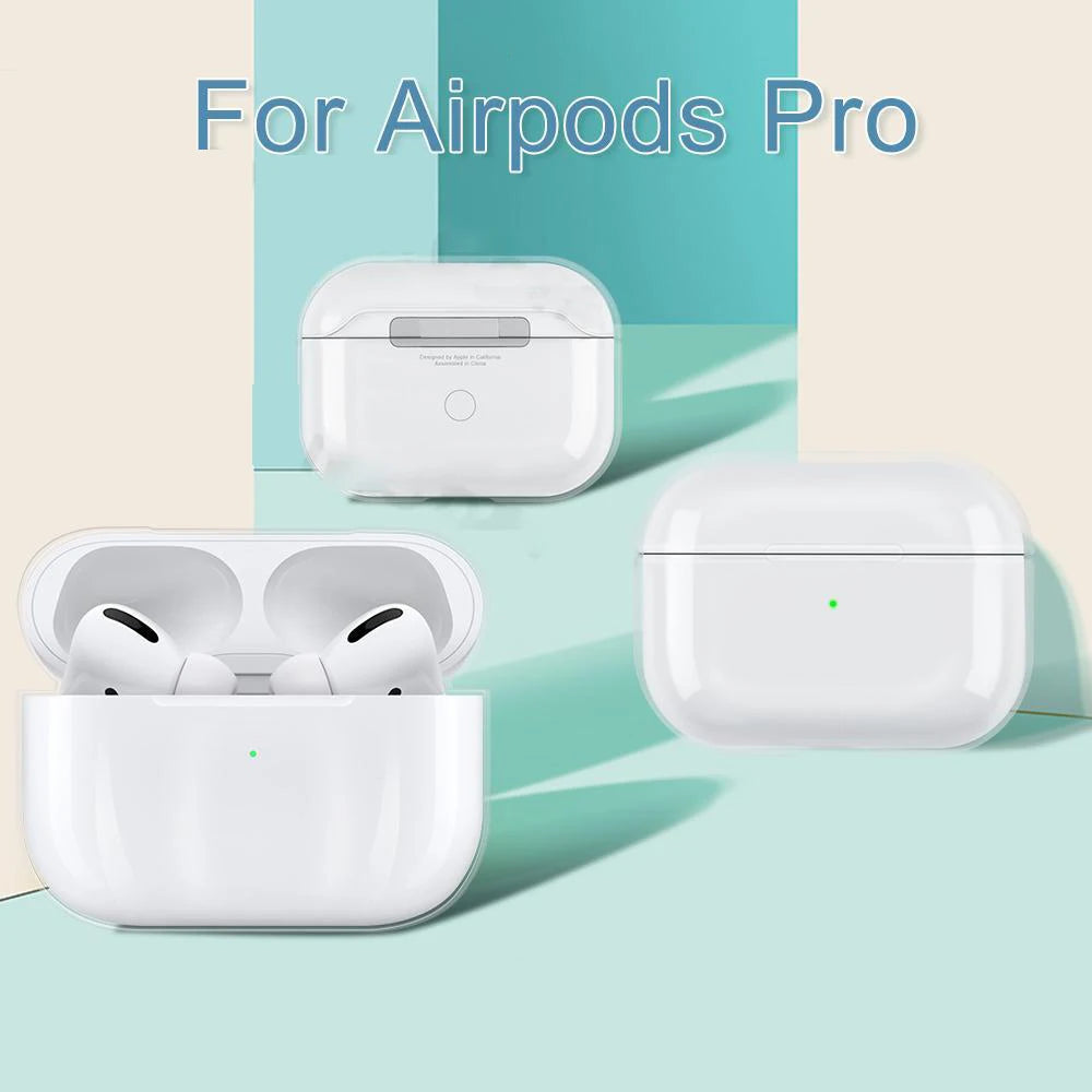 Transparent Earphone Case For Airpods Pro 2 Generation 2022 Cases Hard PC Clear Headphone Cover For Airpods 3 2 1 Charging Bags