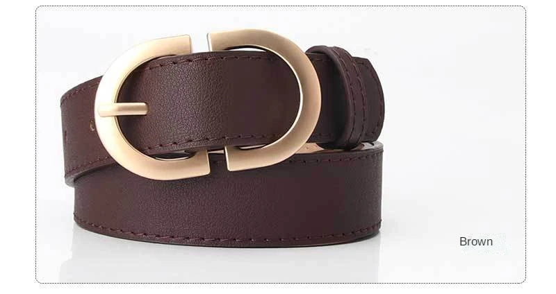 Luxury Belt For Women Pin Buckle Metal Adjustable High Quality Waistband Jeans Girl Fashion Lady Girdle Designer Trend Belts New