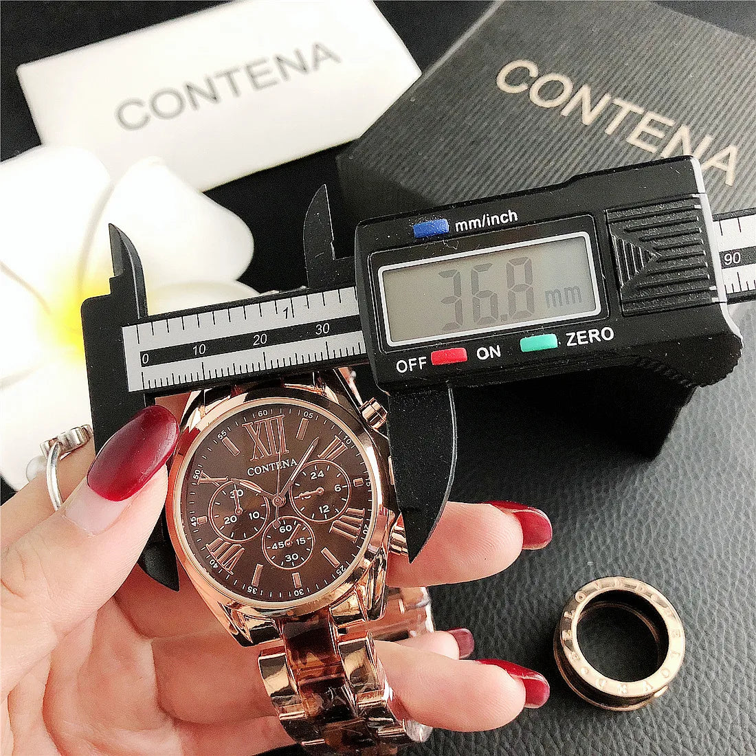 CONTENA 2023 Top Brand Luxury Watches for Women Fashion Creative Steel Bracelet Women's Watches Ladies Quartz Watch Reloj Mujer