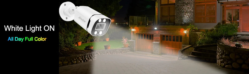 4K 8MP POE IP Camera Audio Outdoor POE/NOT POE H.265 Onvif Bullet CCTV Home 5MP Color Night Vision Security Camera