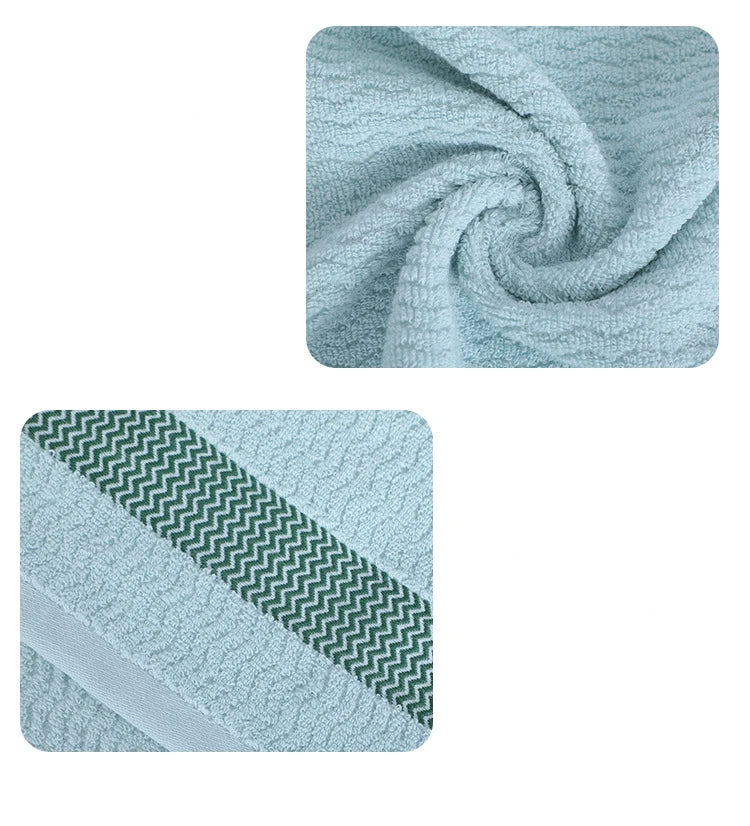 2 Towels Thickened Absorbent Towel Pure Cotton Quick Absorbent Soft Quick Dry Thickened Face TowelSize@@See below for Size Descr