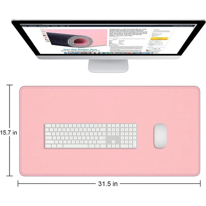 Mouse Pad para computador laptop escritório mulheres grande rosa minimalista mesa tapete meninas xxl 3mm jogo mousepad borracha inferior antiderrapante