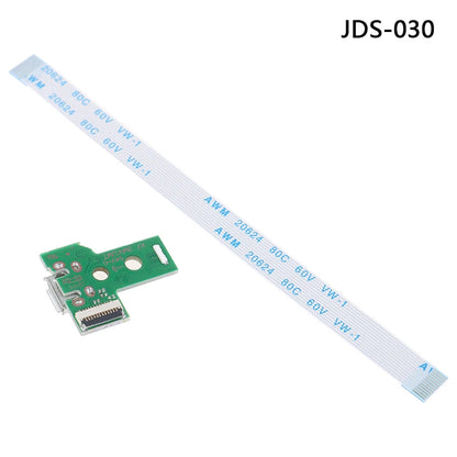 USB Charging Port Socket Circuit Board 12Pin JDS 011 030 040 For PS4 Controller