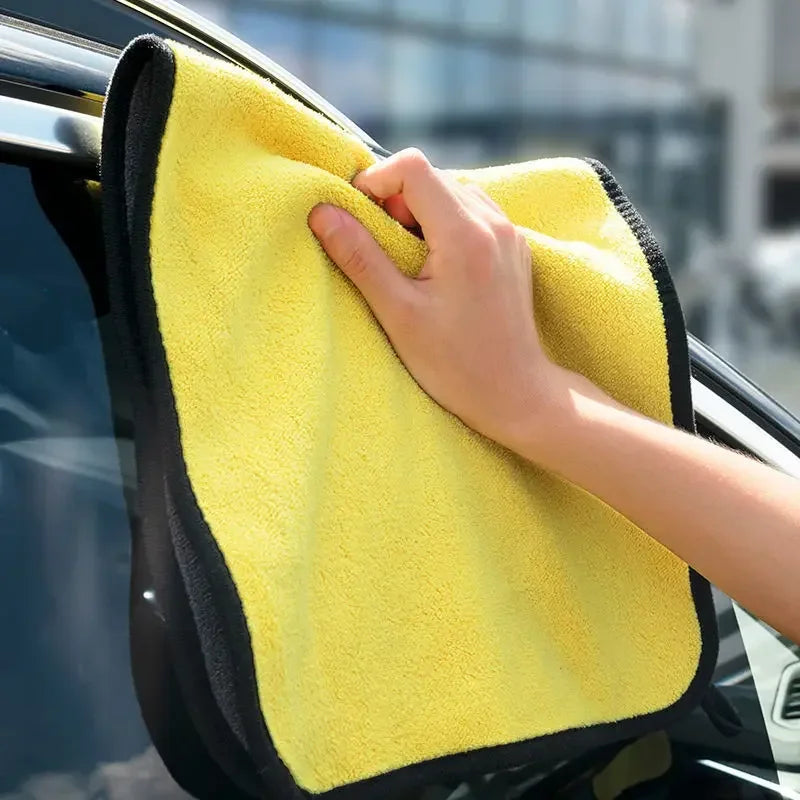 Car Body Cleaning Wipe Rag Water Absorption Drying Cloth Car Microfiber Washing Towels Soft  Double Layer Thicken