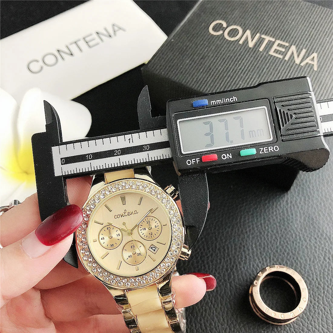 CONTENA 2023 Top Brand Luxury Watches for Women Fashion Creative Steel Bracelet Women's Watches Ladies Quartz Watch Reloj Mujer