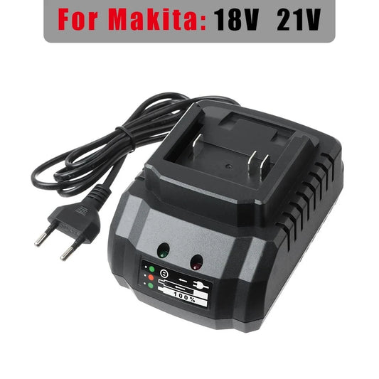 Battery Charger Replacement For Makita Model 18V 21V Li-ion BL1415 BL1420 BL1815 BL1830 BL1840 BL1860 Electric Drill Grinder