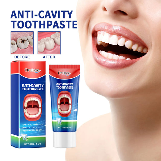 Deep Cleaning Whitening Fresh Breath Toothpast, Anti-Cavity Toothpaste Caries Repair Cream Preventing Cavities Protecting Teeth