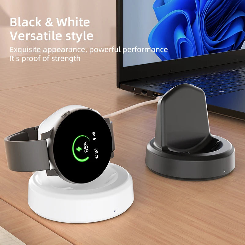 Watch Wireless Charger Stand For Samsung Galaxy Watch 6 5 4 3 Pro 45/40/44mm Active 2 Classic Type C Fast Charging Dock Station