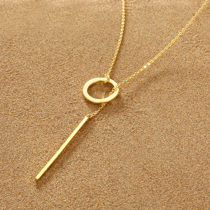 SUNIBI Fashion Stainless Steel Necklace for Woman Personality Infinity Cross Pendant Gold Color Necklaces on Neck Women Jewelry