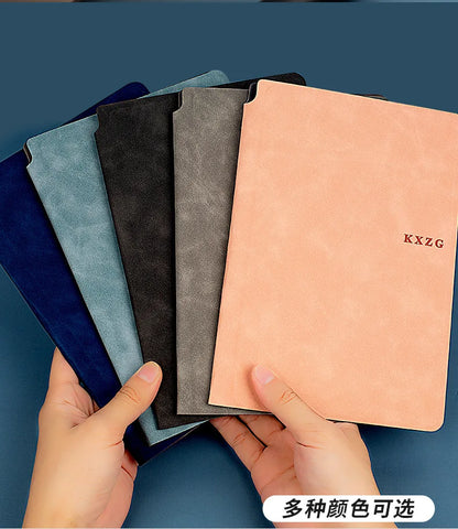 A5 Reusable Whiteboard Notebook Leather Memo Free Whiteboard Pen Erasing Cloth Weekly Planner Portable Stylish Office Notebooks