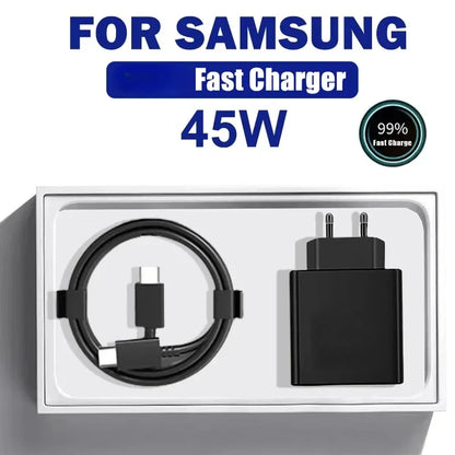 PD 45W USB C Charger Fast High Speed Charging Cell Phone Wall Adapter for  Samsung Galaxy S24 S23 Ultra Note IPhone 15 Xiaomi 14