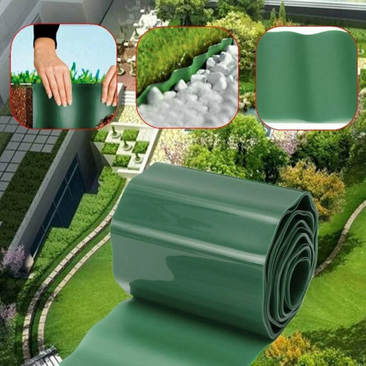 10/15/20cm Garden Grass Lawn Edge Border Fence Path Flexible Lawn Edging Border Fence Outdoor Landscape Garden Decor