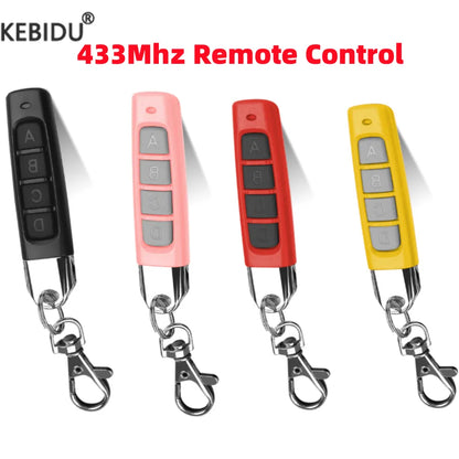 433MHz Auto Copy Remote Control Electric Garage Door Opener Remote Controller Duplicator Clone Cloning Code 4 Keys Transmitter