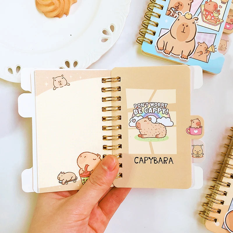 kawaii Papelaria acessórios de escritório Material escolar Mini Caderno Portátil Pequeno Bloco de Notas Para Anotações Diárias Papelaria Infantil presente