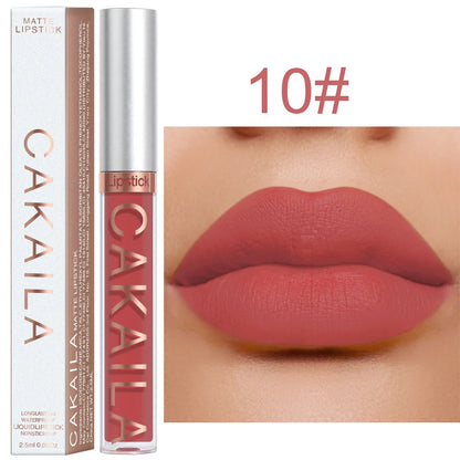 18 Colors Matte Lipgloss Wholesale Cheap Liquid Lipstick Makeup Lip Color Batom Long Lasting Sexy Red Pink Nude Lip Gloss Bulk