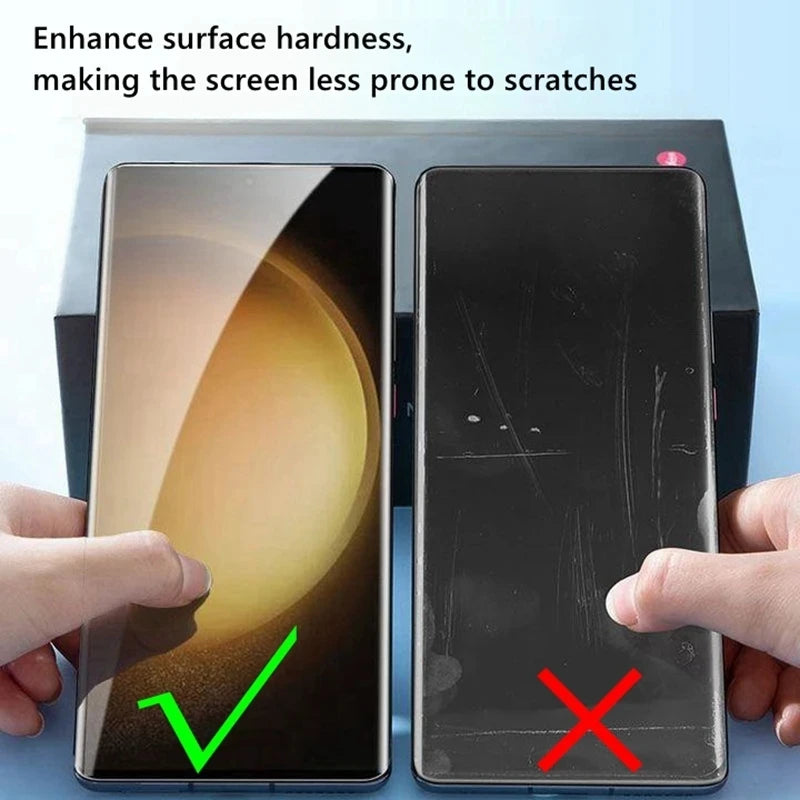 3PCS Ceramic Film For Samsung Galaxy S24 S22 S23 Ultra Note 20 Ultra Screen Protector With Install Kit