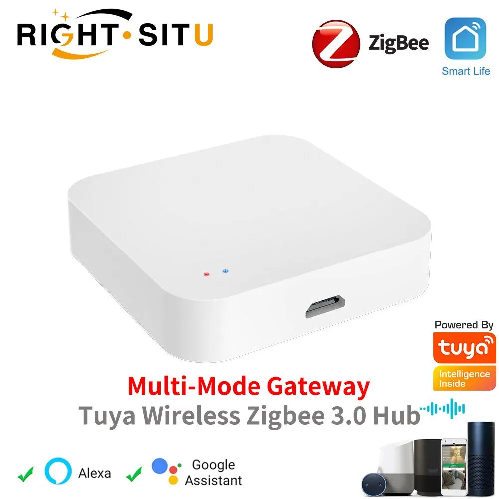 Tuya Zigbee Wireless Multi Mode Hub Gateway For Smart Home Automation for Zigbee Devices Via Smart Life