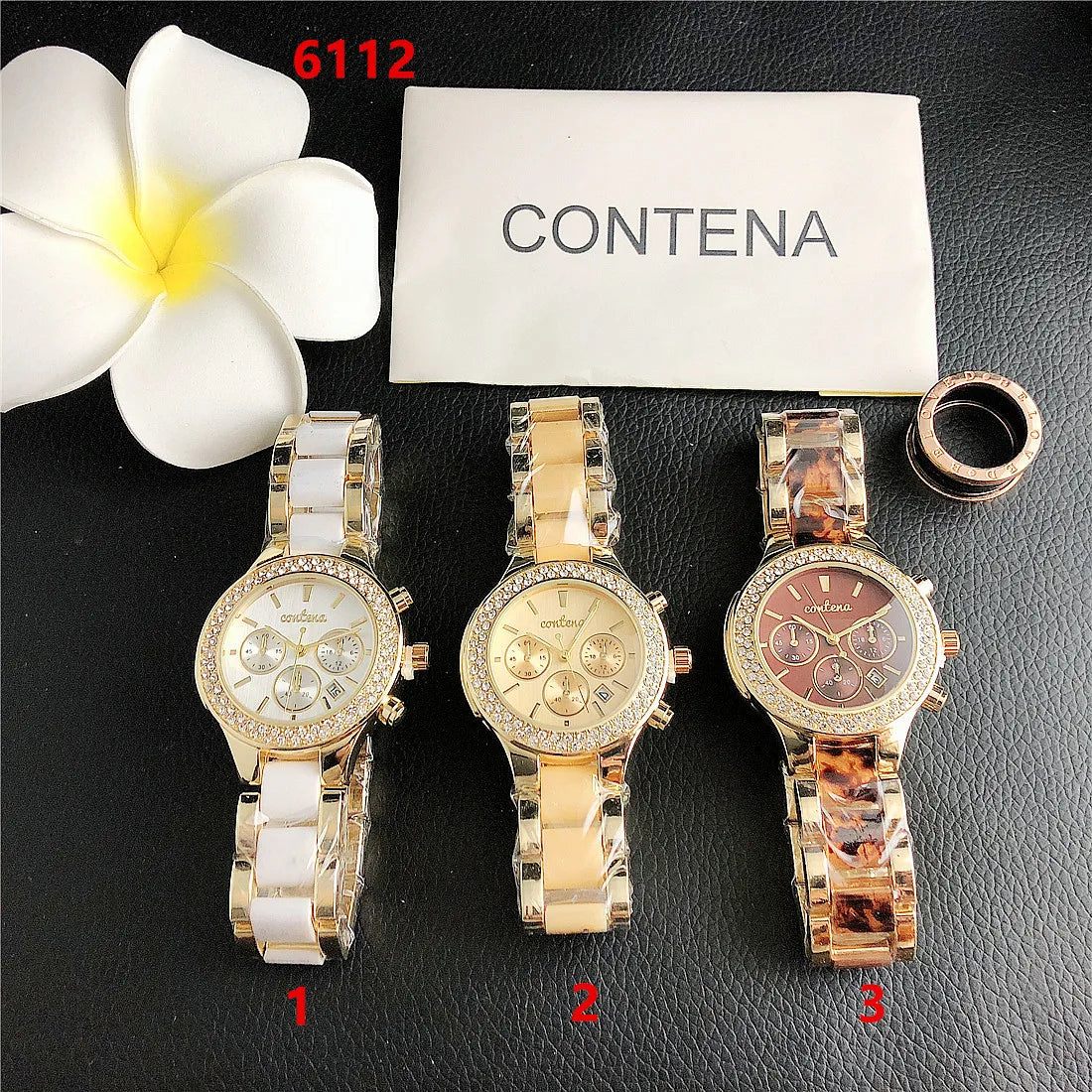 CONTENA 2023 Top Brand Luxury Watches for Women Fashion Creative Steel Bracelet Women's Watches Ladies Quartz Watch Reloj Mujer