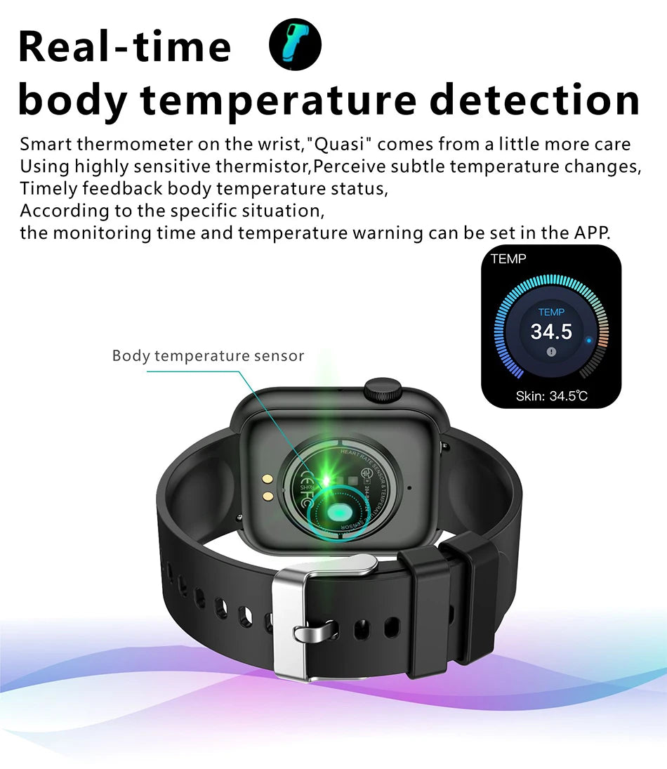 LIGE Smart Watch For Women Full Touch Screen Bluetooth Call Waterproof Watches Sport Fitness Tracker Smartwatch Lady Reloj Mujer