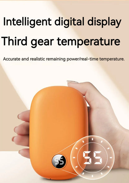 10000mAh Hand Warmer Power Bank 2 In 1 USB Rechargeable Handy Warmers Winter Handheld Warmers Heater Electric Heater Warmer